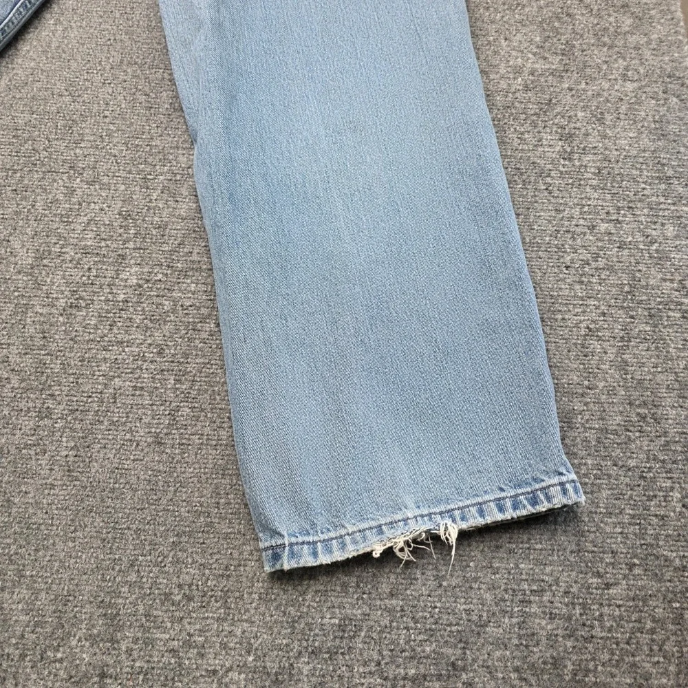 VTG Levi's SilverTab Baggy Fit Jeans Mens 40x30 Light Wash Distressed Skater Y2K